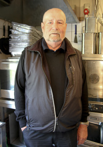 hr. Svendsen på besøg i køkkenet 2015